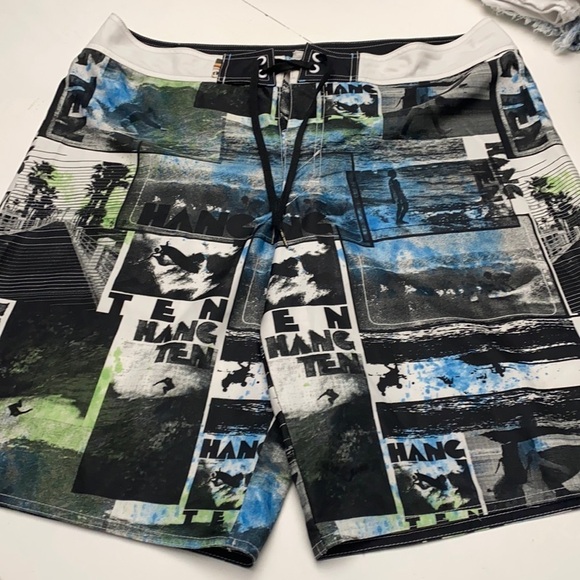 New Men’s Hang Ten Board Shorts Size 36 - Picture 1 of 10